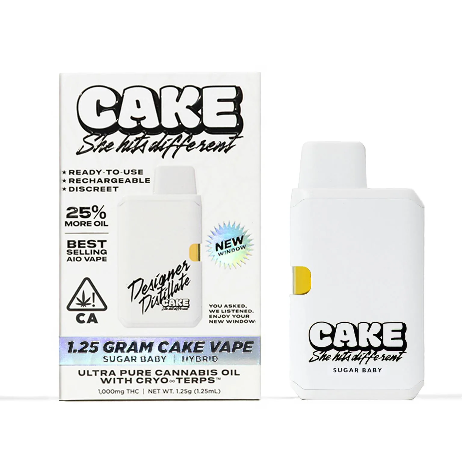 Sugar Baby - 1.25 Grams - Hybrid - Designer Distillate