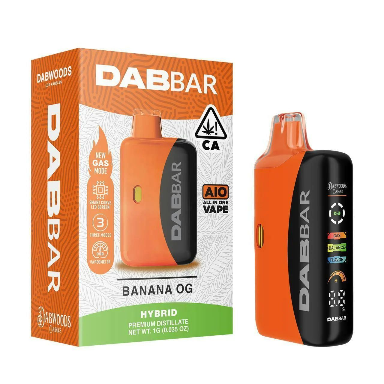 DABBAR CLASSICS 3.0 DISTILLATE 1G BANANA OG
