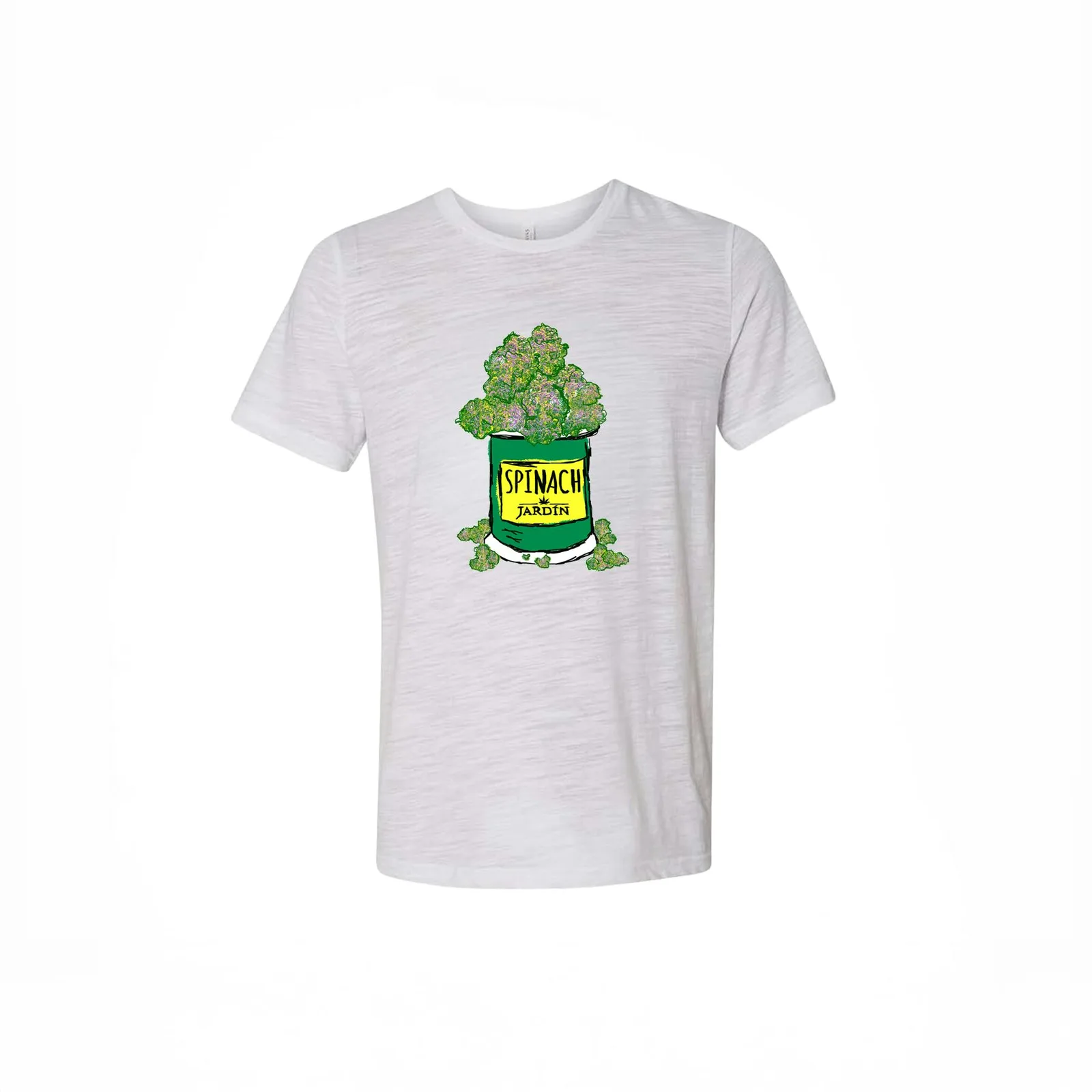 SHIRT | SPINACH | WHITE SLUB [L]