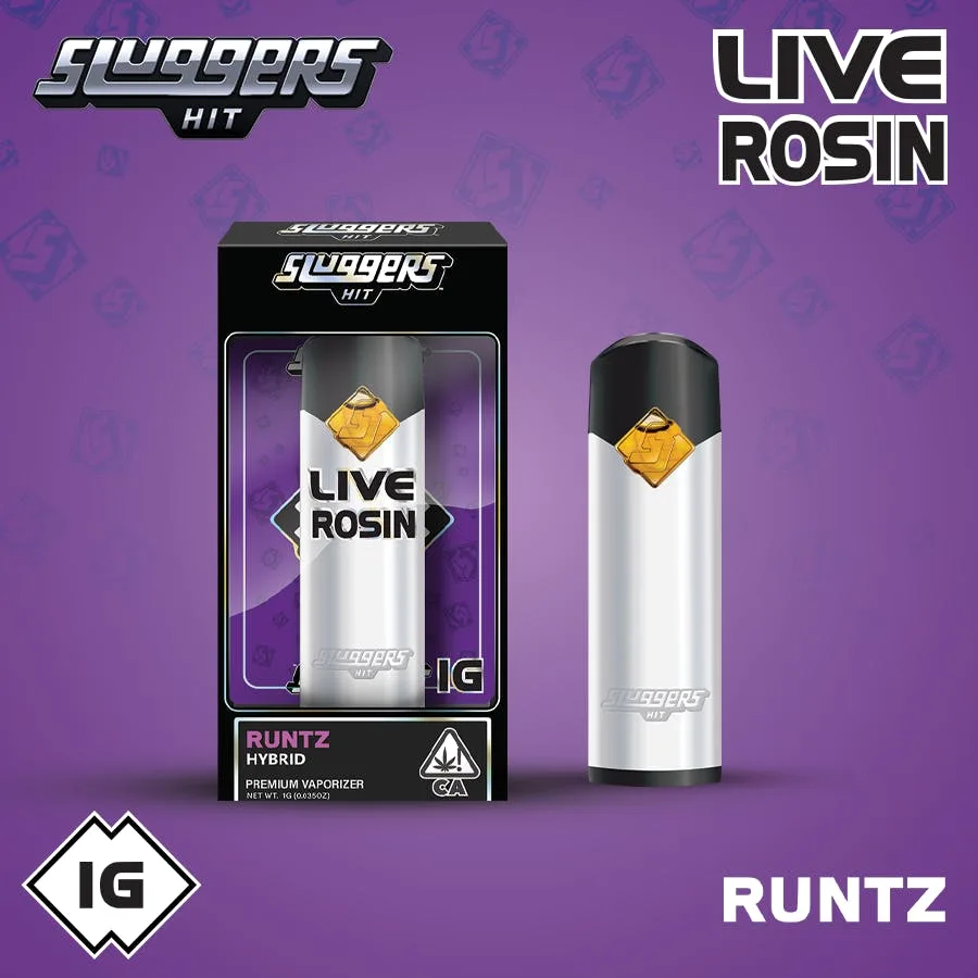 Sluggers - Rosin Vape - 1g - Hybrid - Runtz