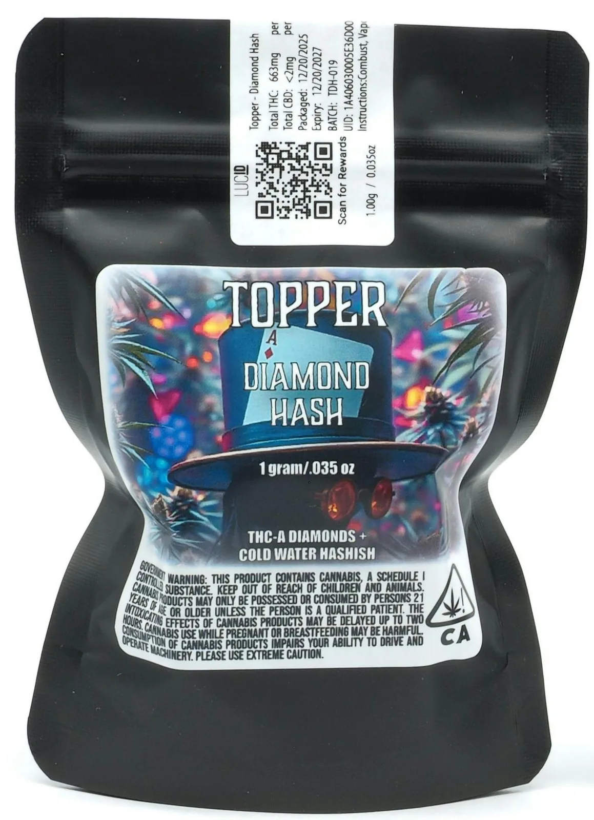 Topper- Diamond Hash
