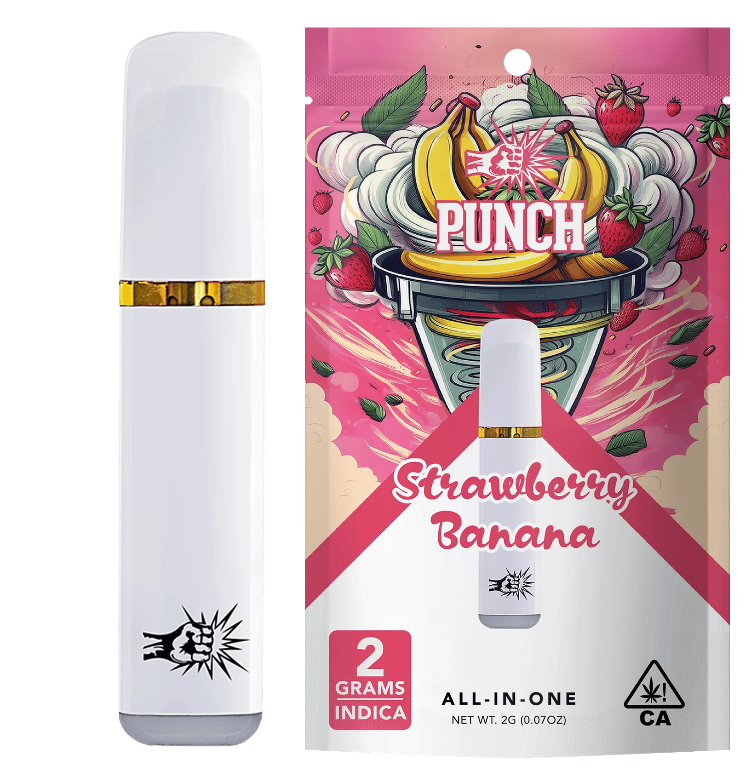 Strawberry Banana Distillate AIO (2g) Indica