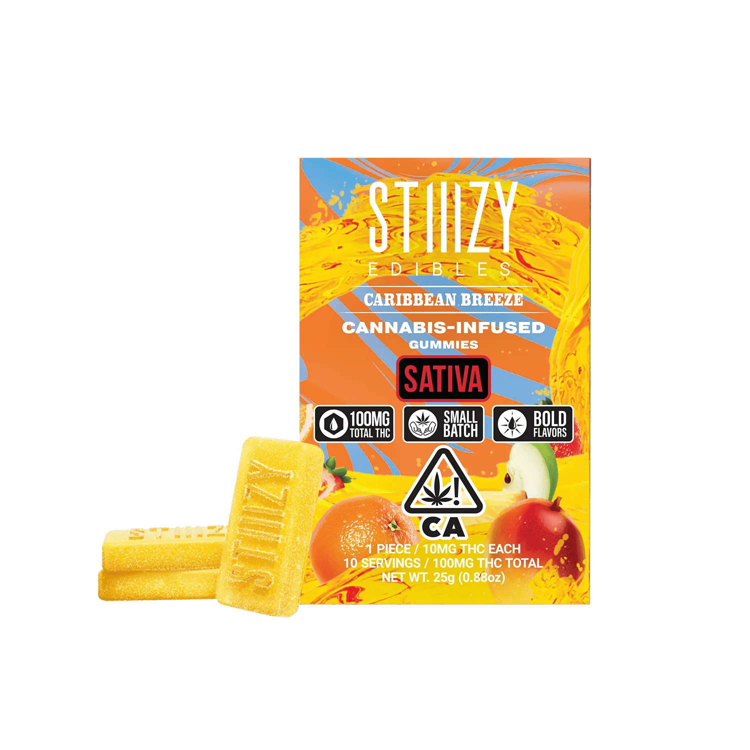 CARIBBEAN BREEZE - Gummies 100mg THC Edibles