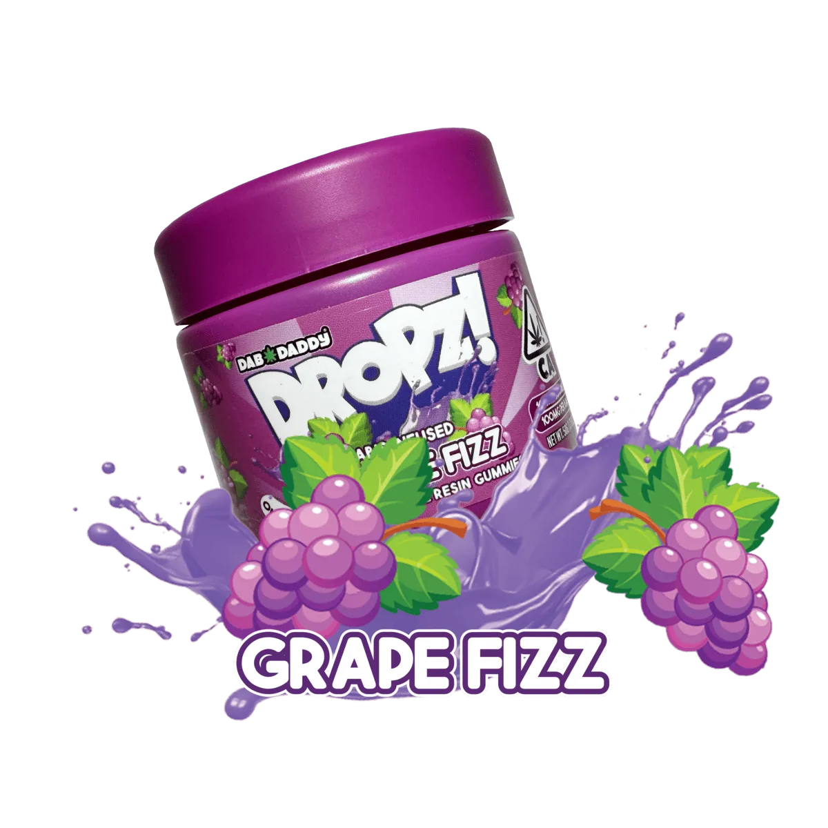 DROPZ! by DAB DADDY® Grape Fizz Gummies