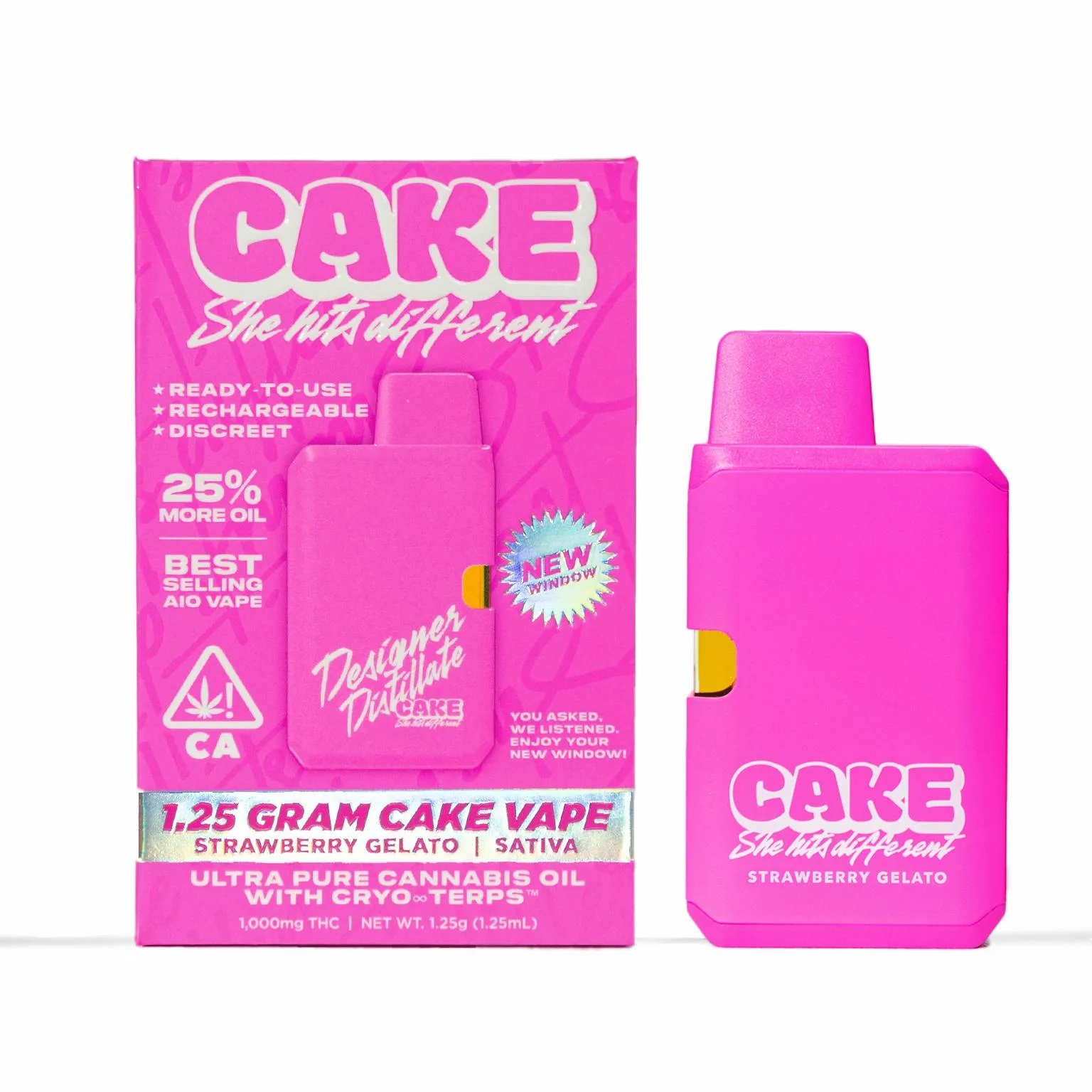 Strawberry Gelato - 1.25 Grams - Sativa - Designer Distillate