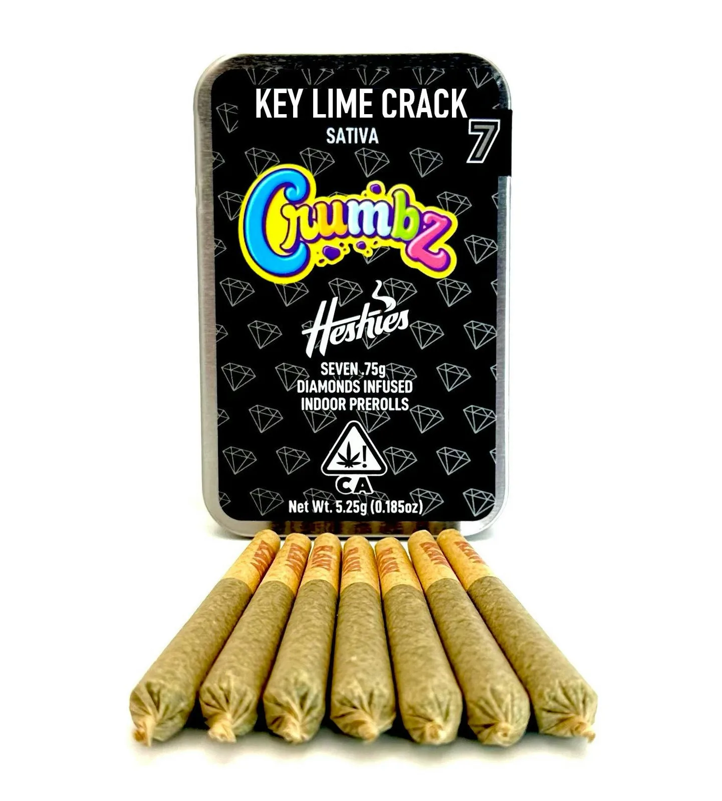 Infused Preroll 7 Pack (5.25g) - Key Lime Crack