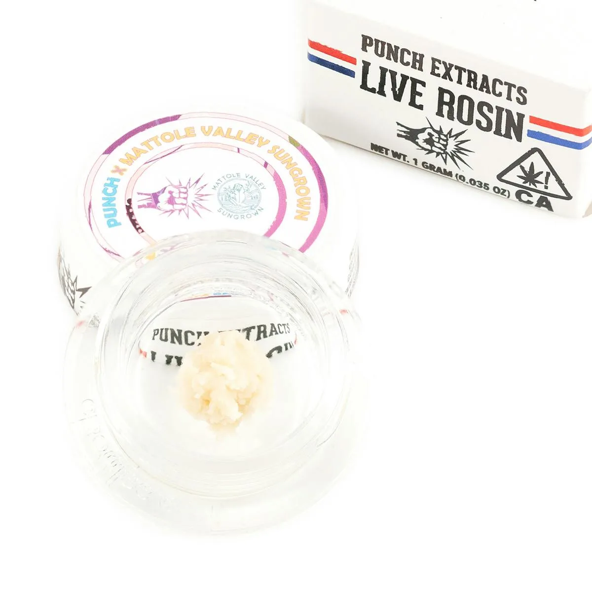 Mattole's Purple Papaya Tier 1 Live Rosin Cold Cure Badder (1g)