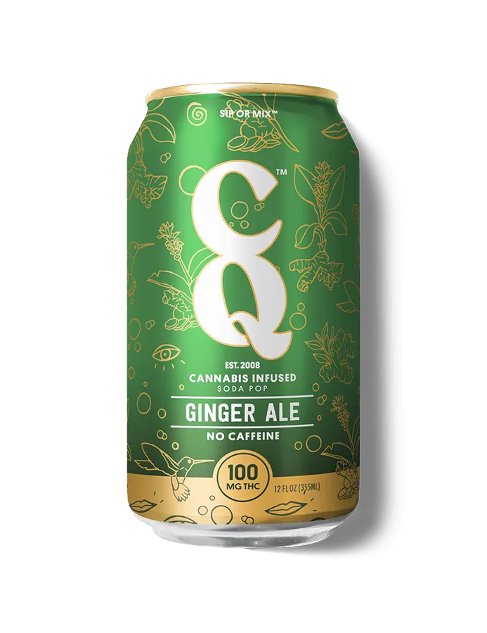 Ginger Ale - 12oz - 100mg THC (No Caffeine)