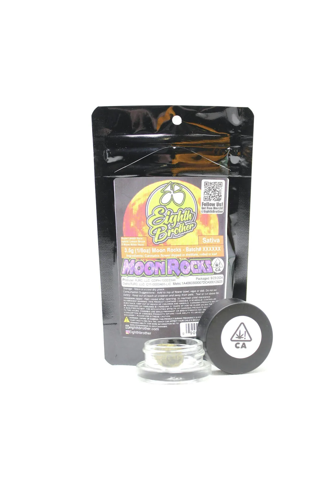 Eighth Brother | Moon Rocks | Super Lemon Haze | Infused Flower | 3.54g