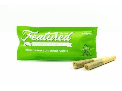 Featured Farms | Infused Prerolls 2pk | Blue Dream | 1.0g