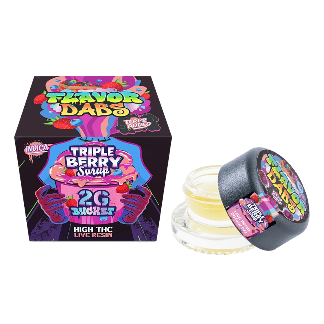 Loud + Clear - Triple Berry Syrup Flavor Dabs - 2g Live Resin