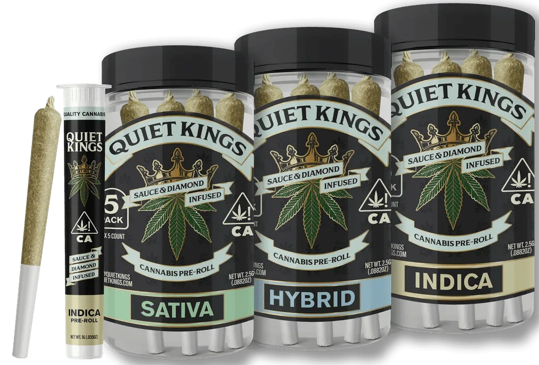 Quiet Kings - Lemon Zest 0.5g X 5 Pack Infused Pre Rolls