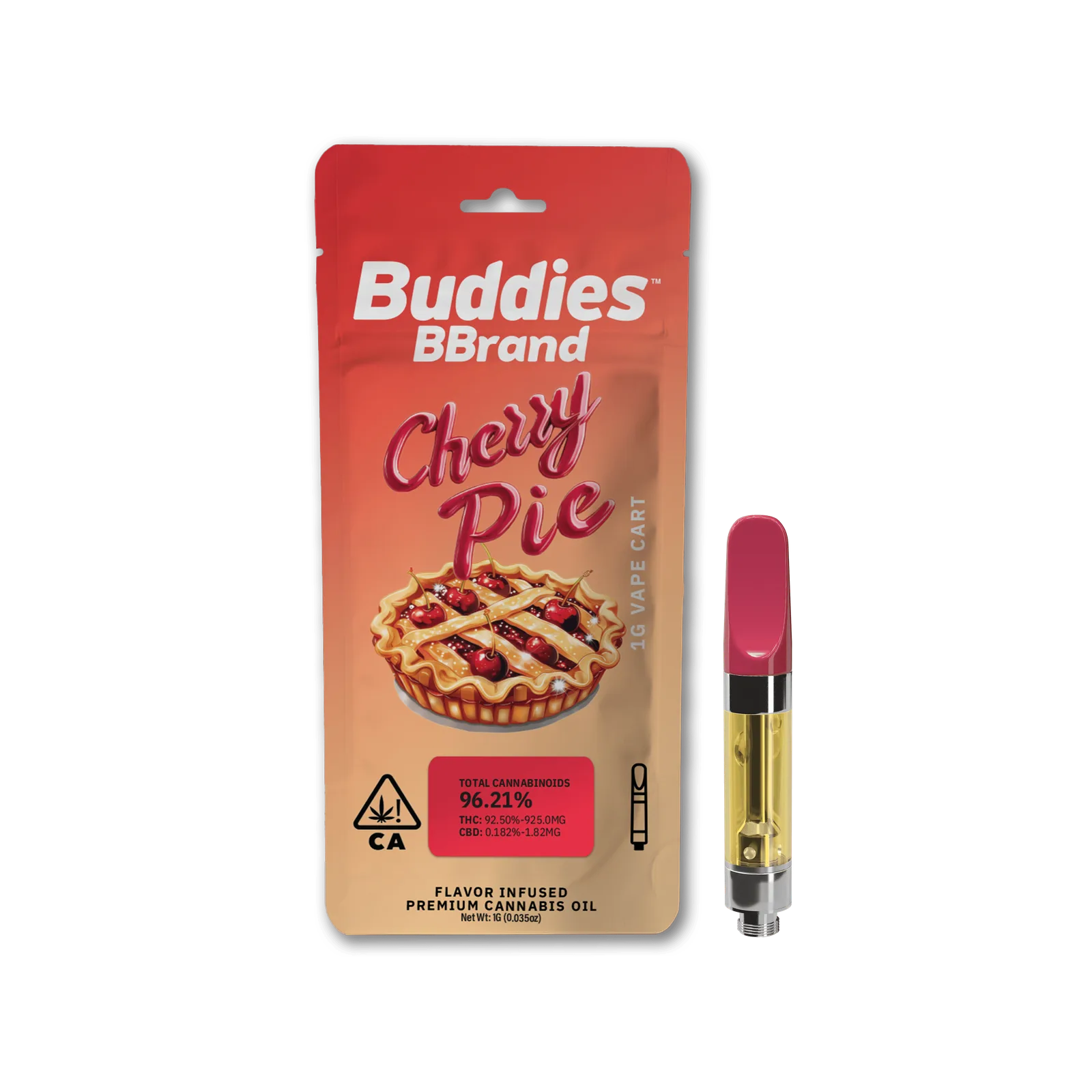 BBrand Cherry Pie 1g Vape Cart