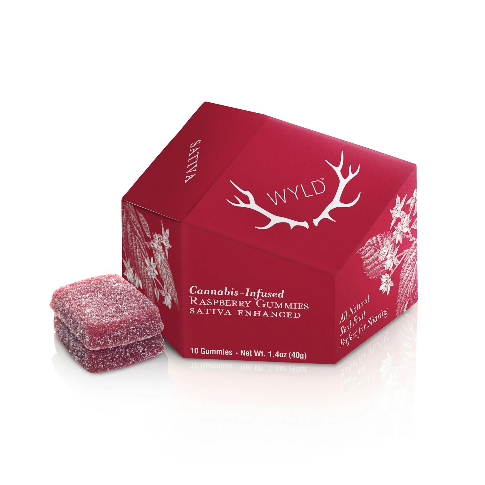 Raspberry Sativa Enhanced Gummies