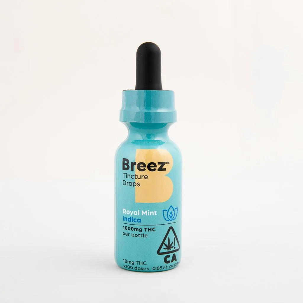 Breez Royal Mint Indica Tincture Drops (Large)
