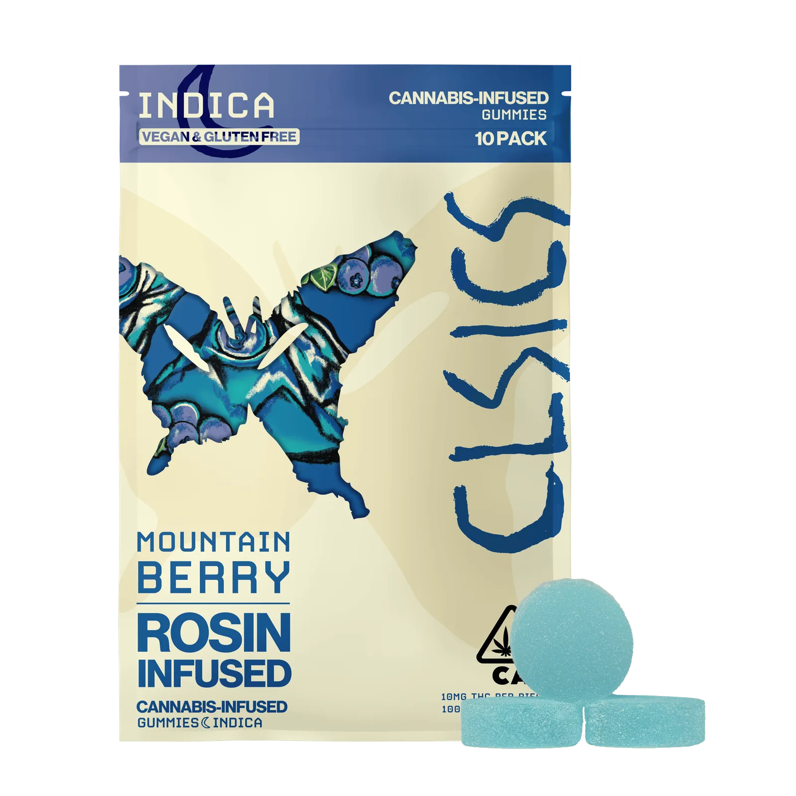 Mountain Berry - 10Pk GUMMIES LIVE ROSIN INFUSED