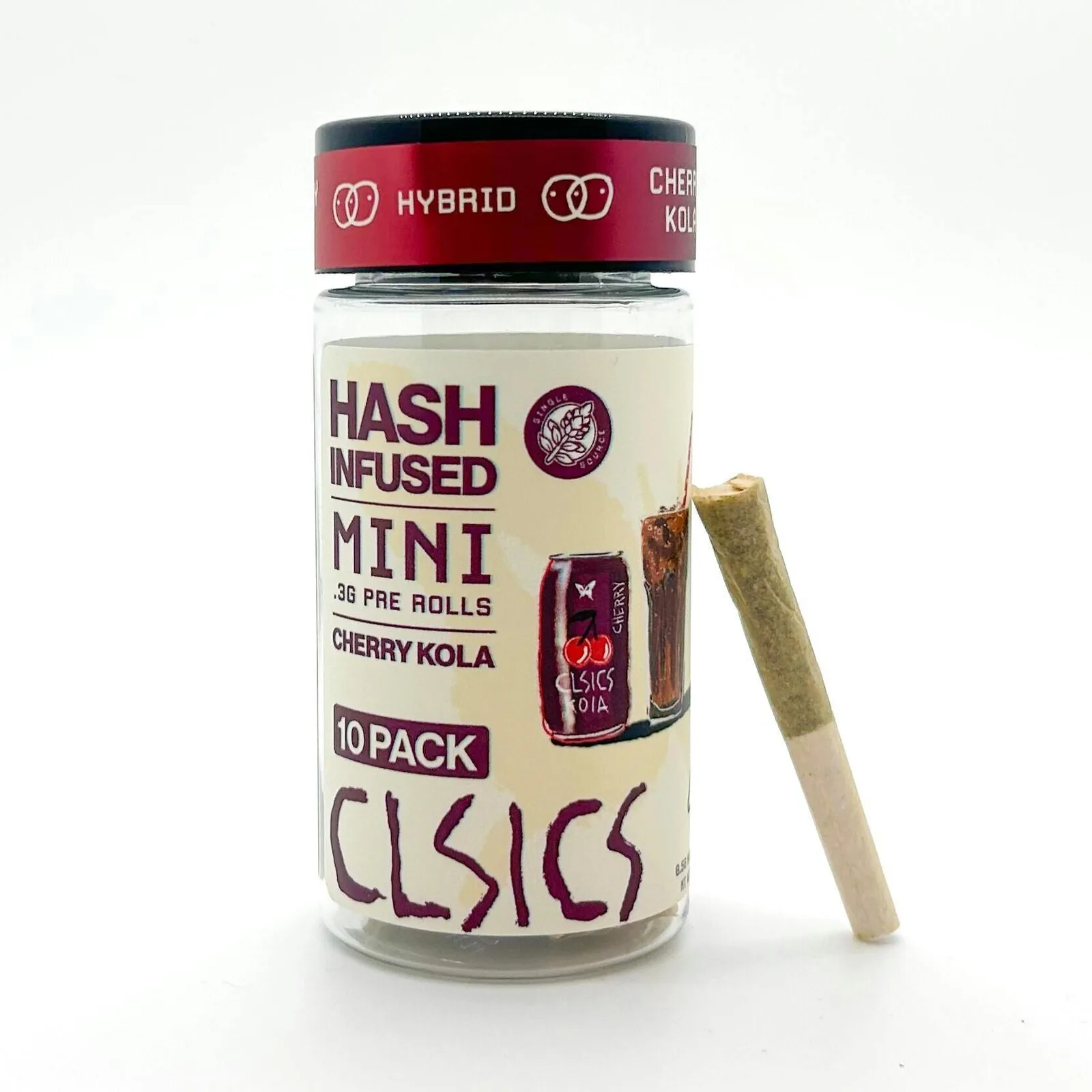 Cherry Kola - 10Pk .3g Hash Infused Pre Rolls