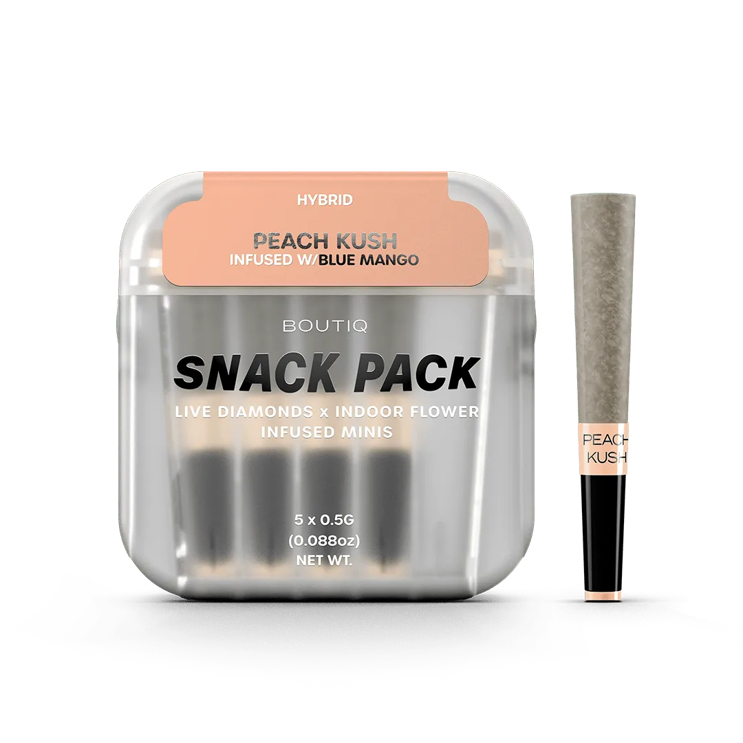 Boutiq | Peach Kush x Blue Mango Diamonds SP | Infused Minis | 5pk