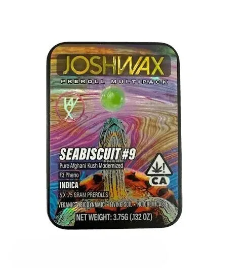 Josh Wax | Seabiscuit #9 | 5pk Prerolls | 3.5g
