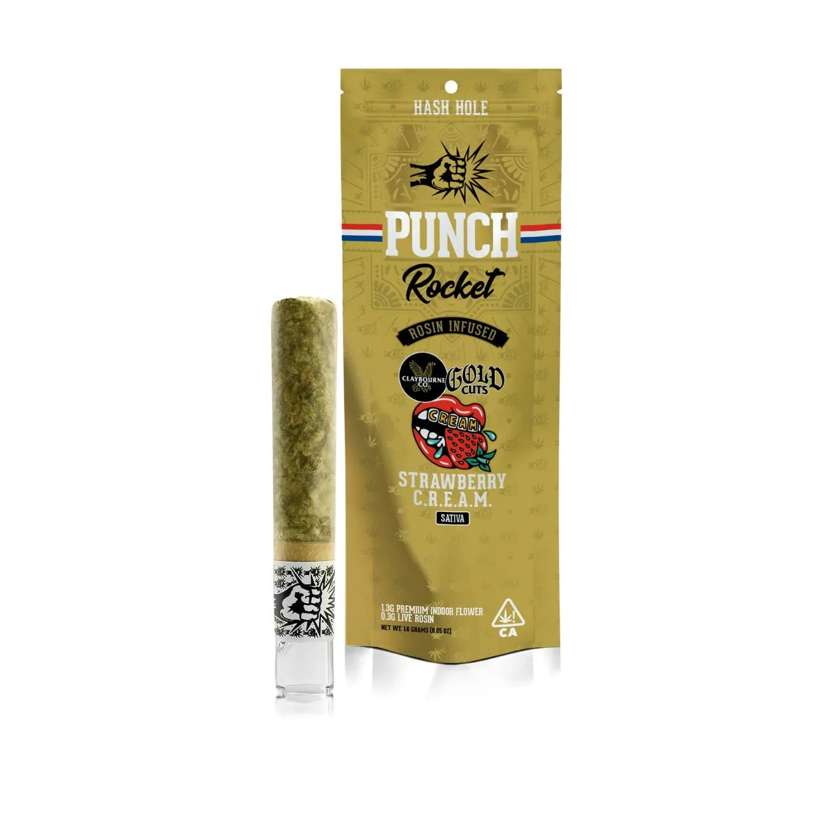 Strawberry C.R.E.A.M. x Papaya Bomb Claybourne Rocket (1.6g)