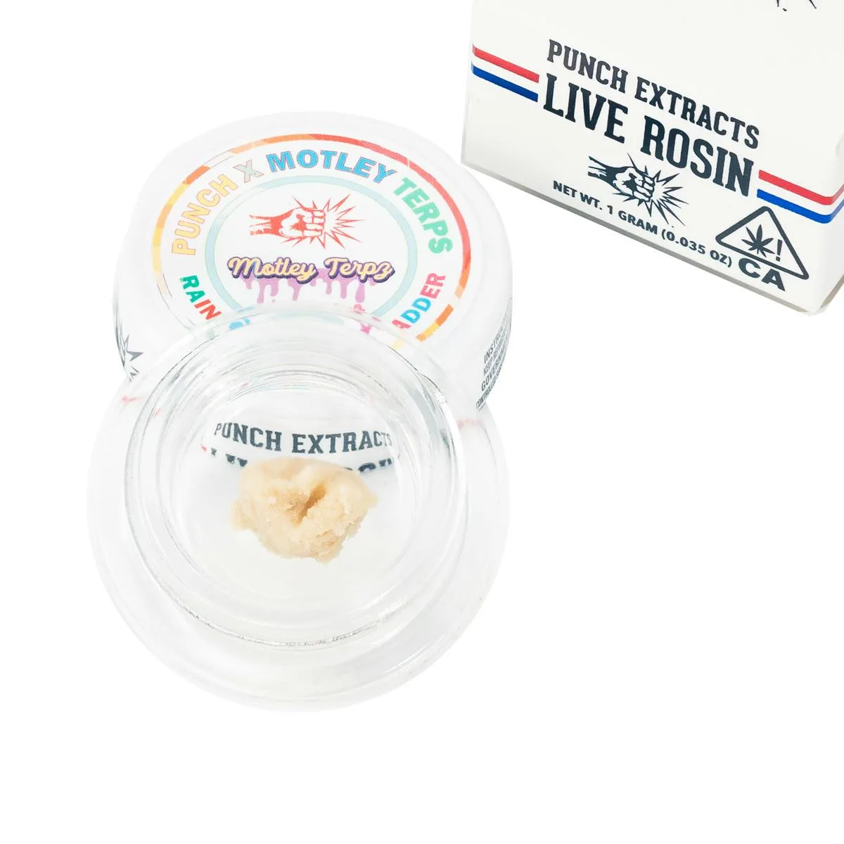 Punch | Rainbow Sweetz | Tier 4 Live Rosin Cold Cure Badder | 1g