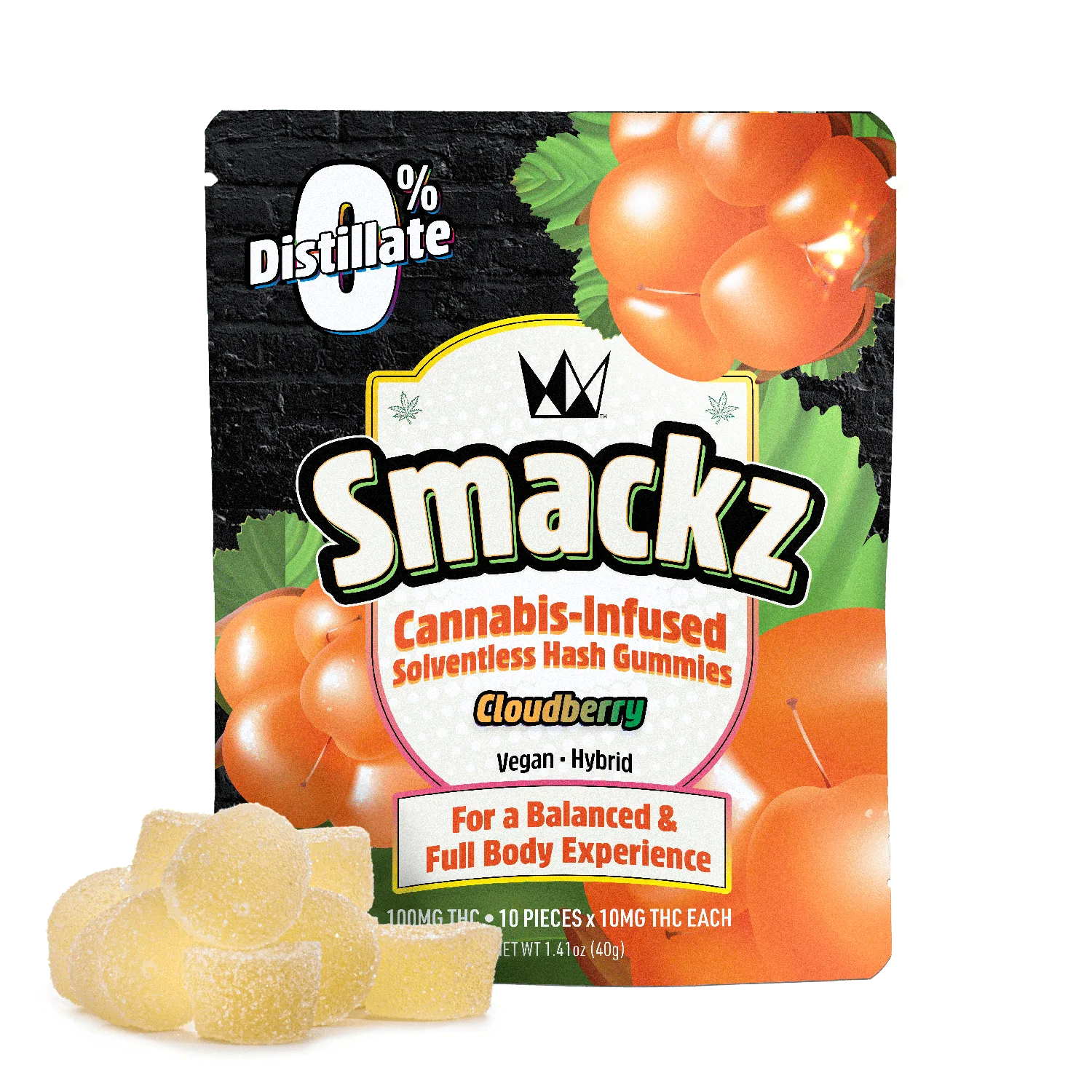 Cloudberry Flavored - 10 Gummies (10mg each)