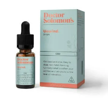 Dr. Solomon - Unwind 20:1 CBD:THC Tincture (25MG)