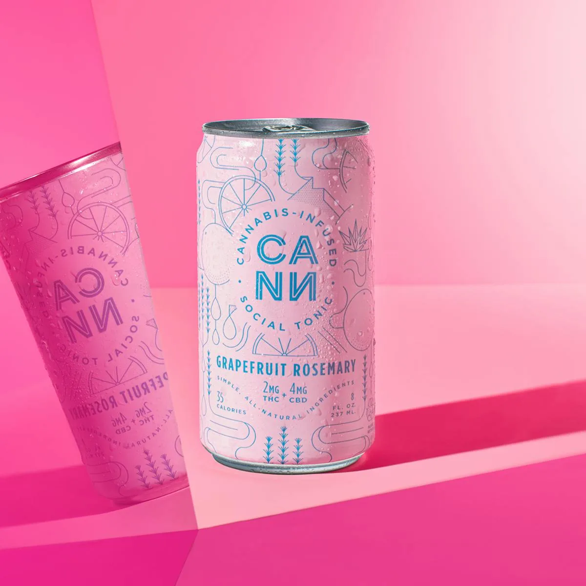 Grapefruit Rosemary Social Tonic (6pk)