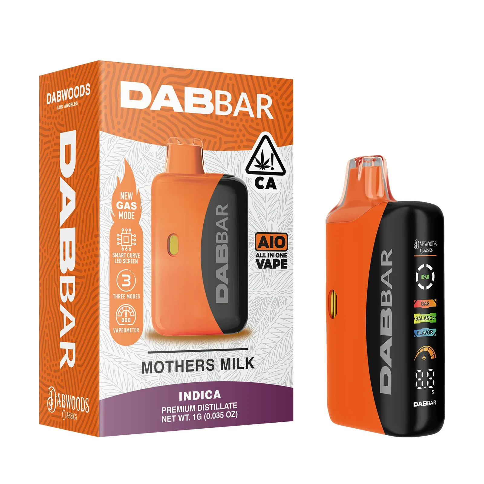 DABBAR CLASSICS 3.0 DISTILLATE 1G MOTHERS MILK