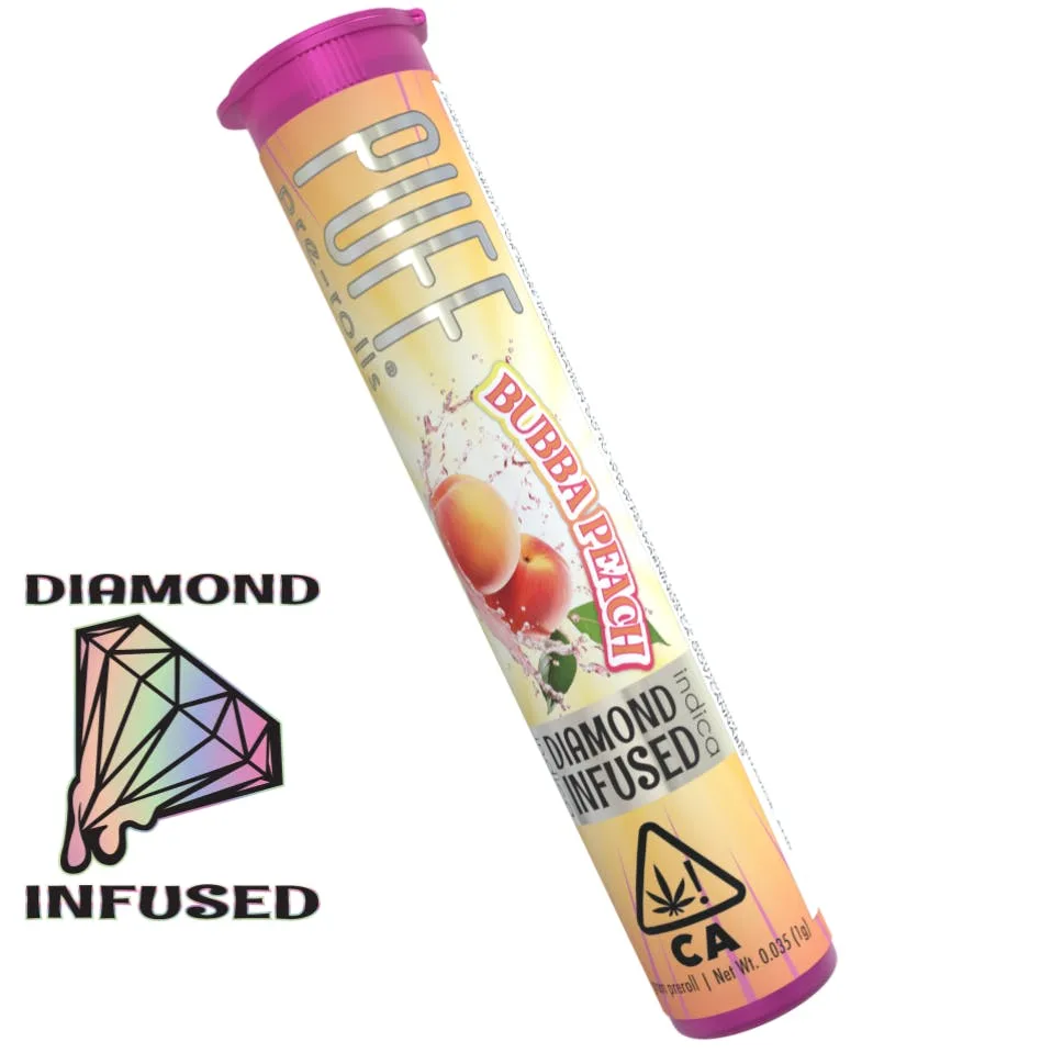 Bubba Peach - Indica Triple Infused Pre Roll 1g