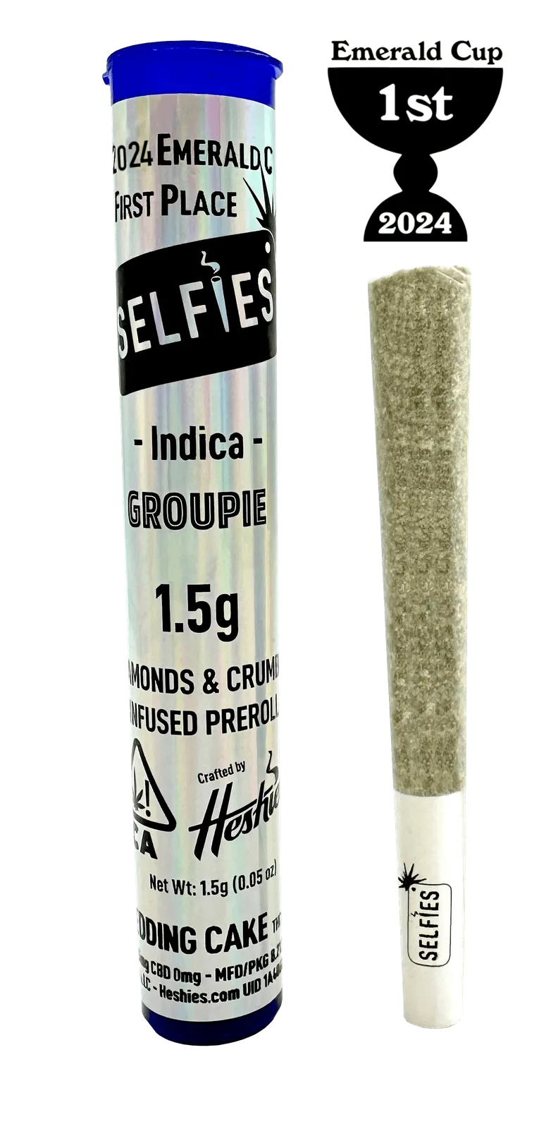 Groupie Infused Preroll (1.5g) - Wedding Cake