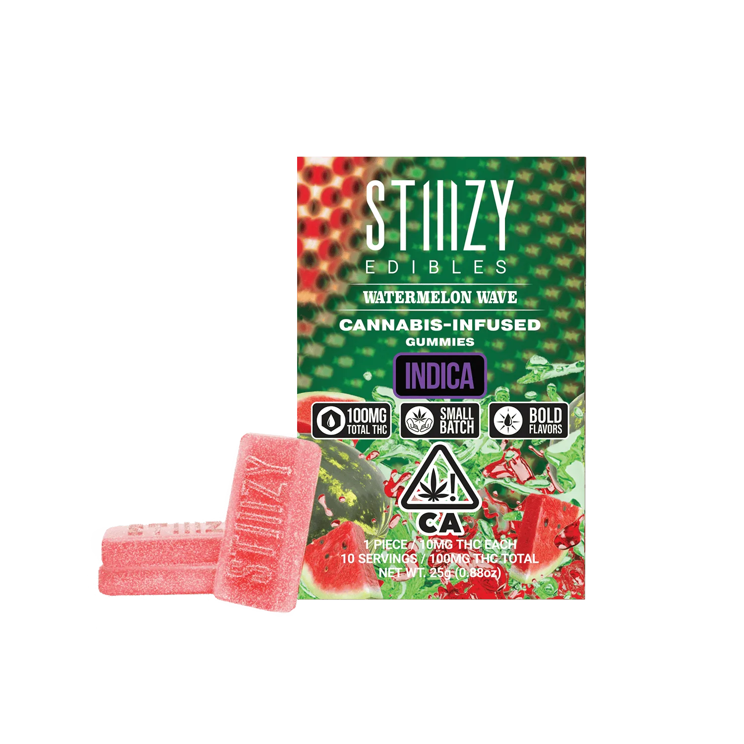 WATERMELON WAVE - Gummies 100mg THC Edibles