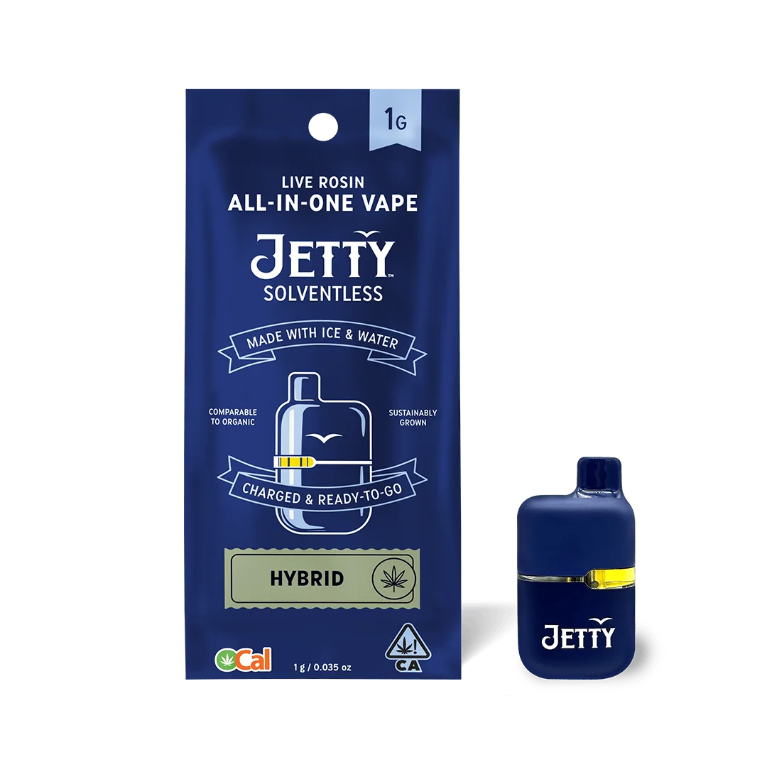 Jetty All-in-One Mini Tank Vape OCal Solventless 1g Governmint Oasis