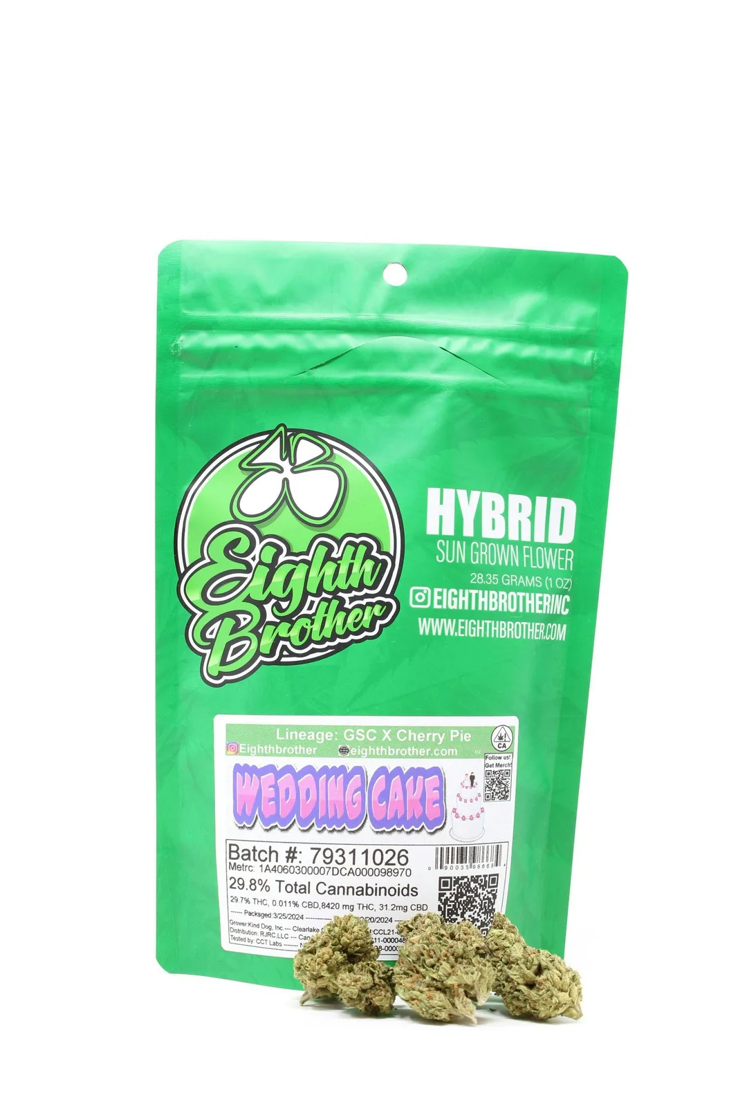 Eighth Brother | Wedding Cake | Big Buds | 28g