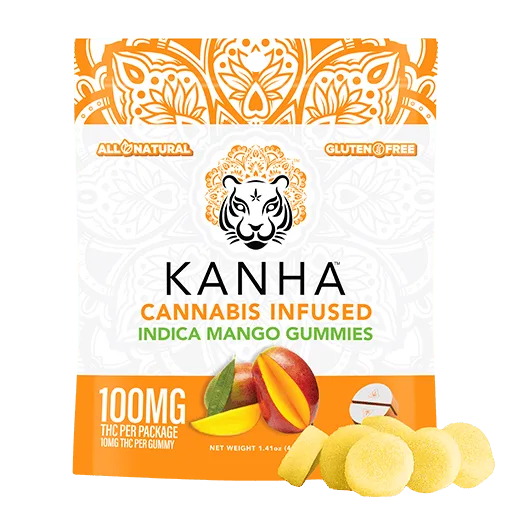 KANHA | Mango | Indica | 100mg THC | 10-pack