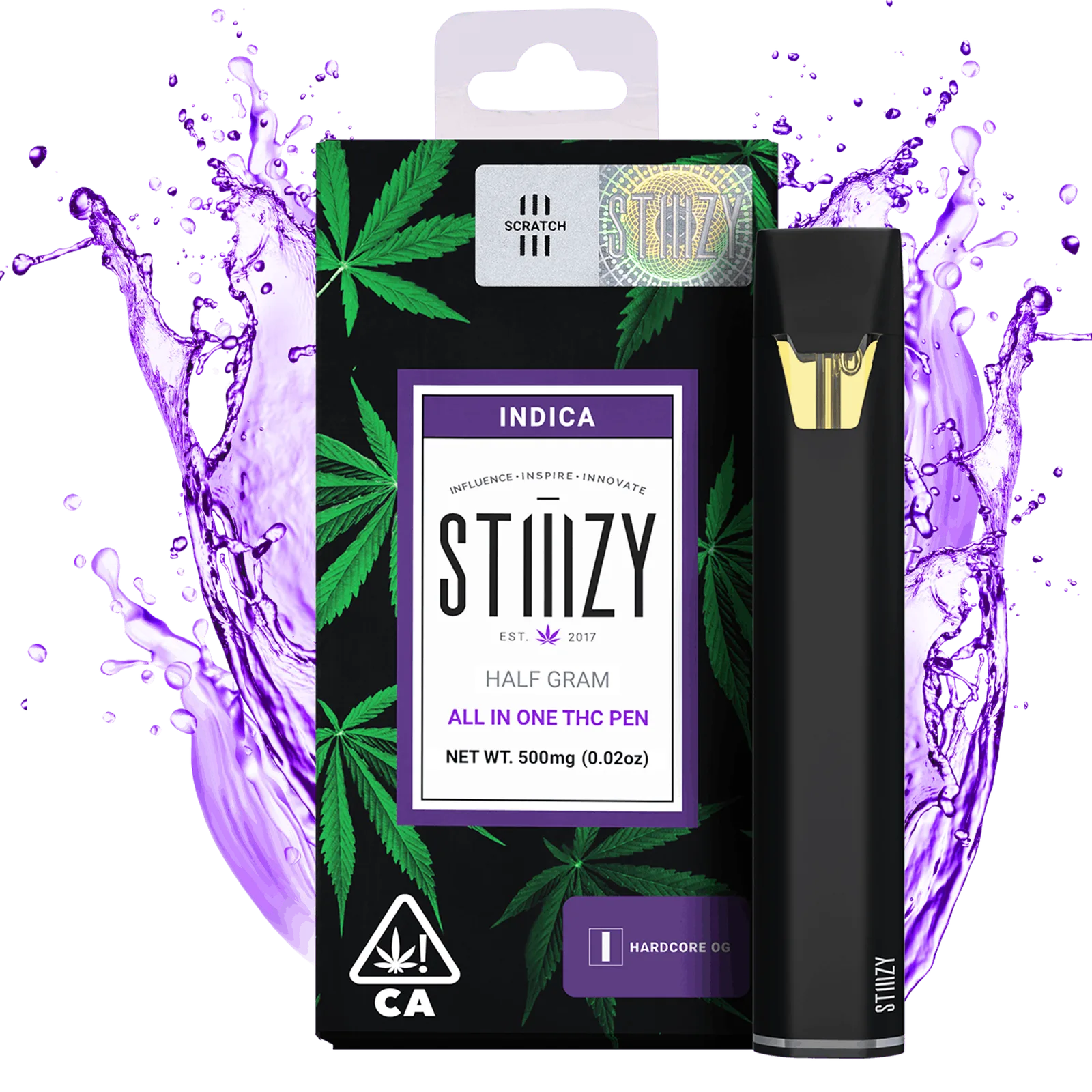 STIIIZY - ORG AIO - Hardcore OG - 0.5g