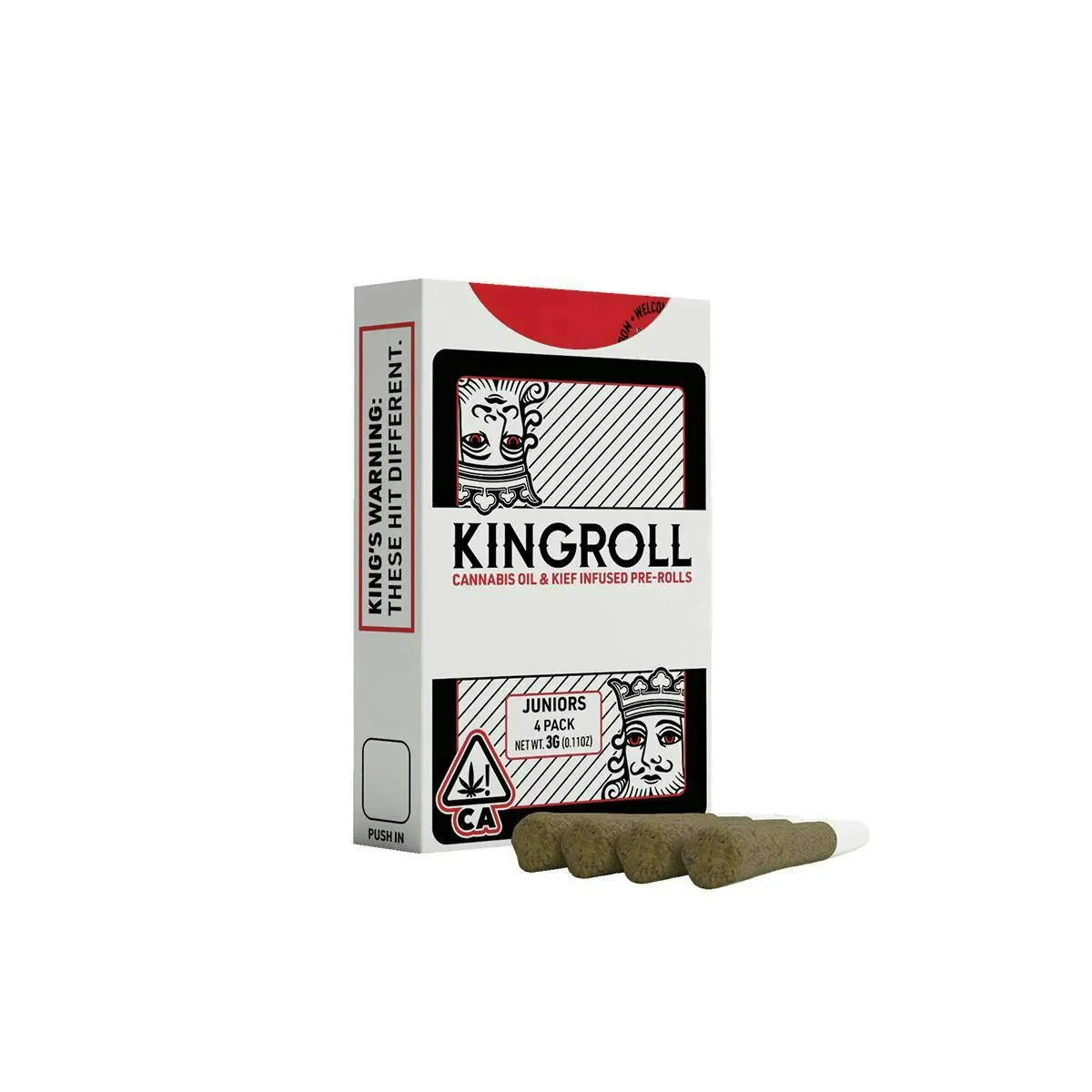 Kingroll Jrs | Zoap x Permanent Marker | Infused Joints | 0.75g each | 4pk