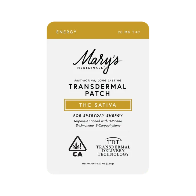 Energy (THC Sativa) Transdermal Patch (CA)