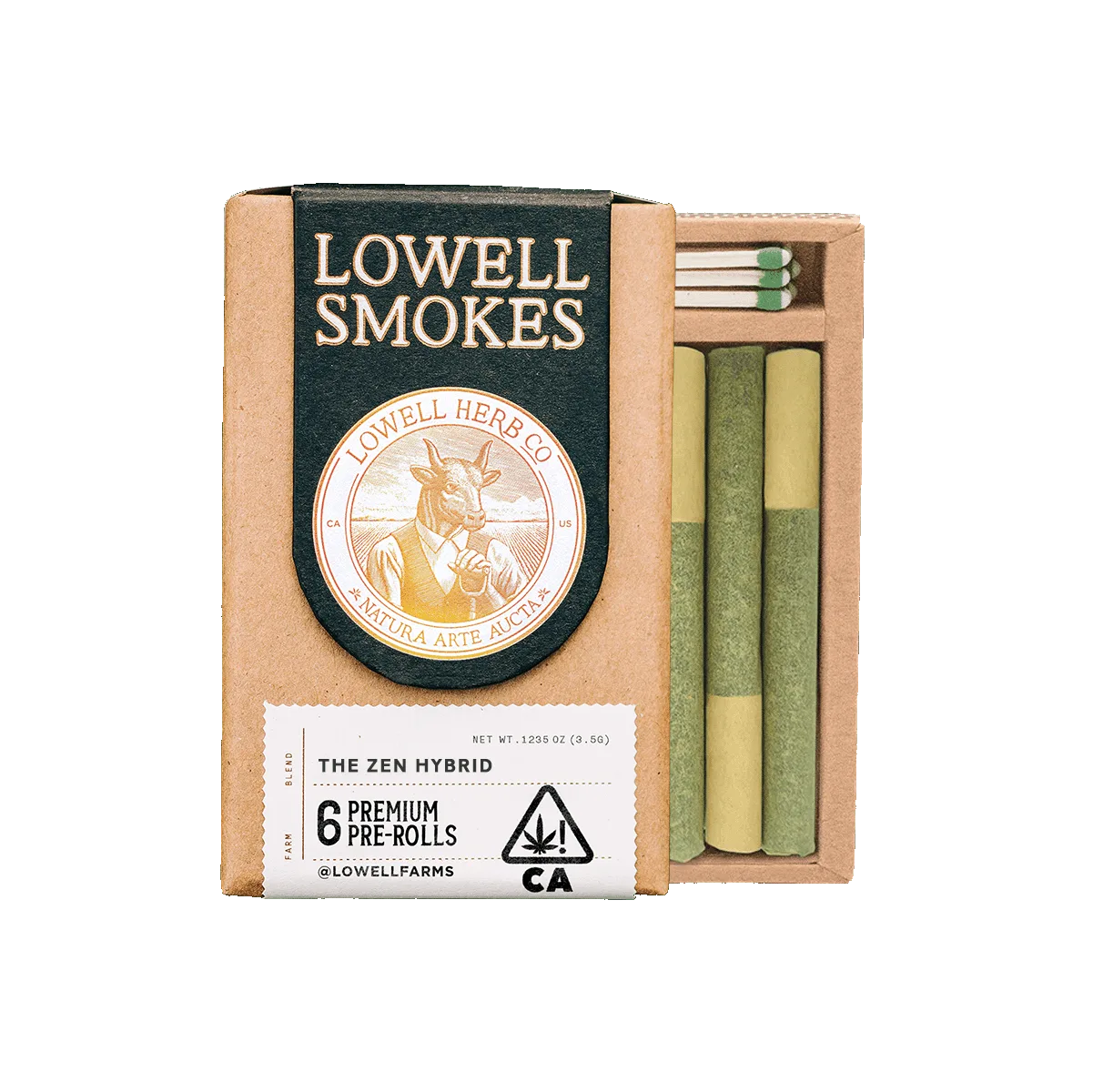 Lowell Smokes | 3.5g Pre Roll Pack | The Happy Hybrid