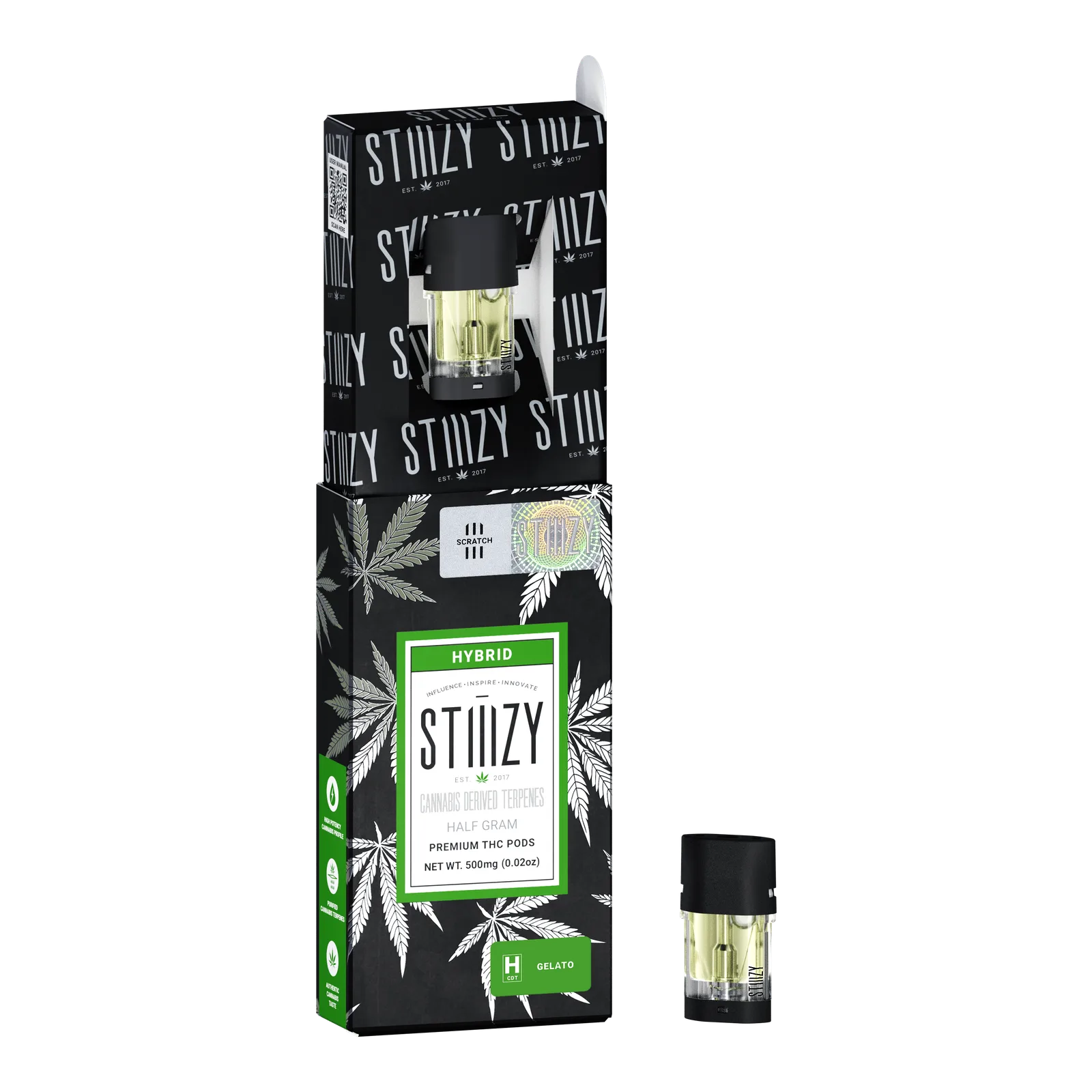 Vape Cartridge - GELATO .5G CDT Pod - STIIIZY