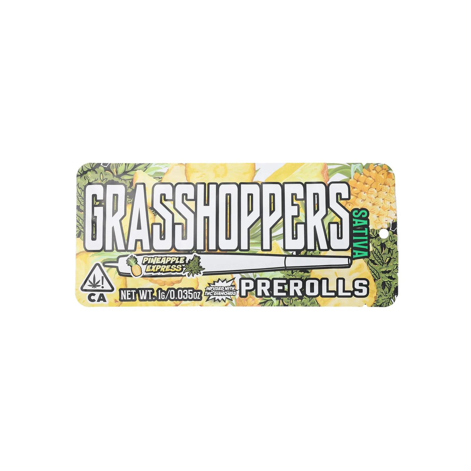 Grasshoppers - Infused Flavors Preroll 1g - Pineapple Express