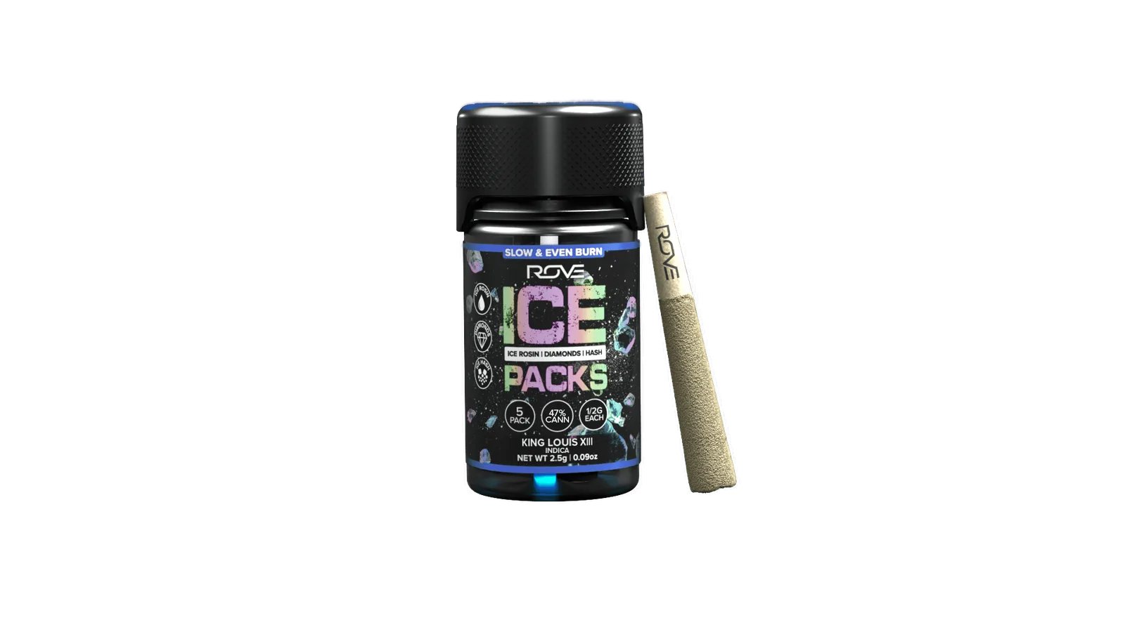 King Louis XIII | Infused Ice Packs (Rosin, Hash, and Diamonds) | 5x 0.5g