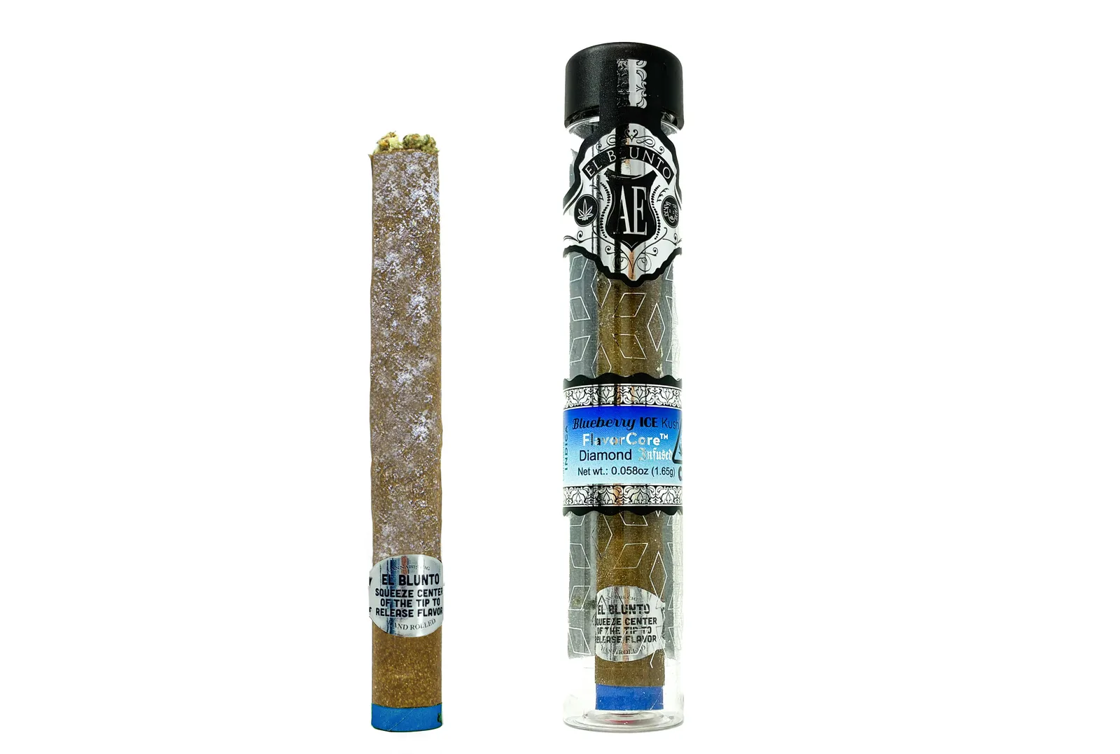 El Blunto FlavorCore - Blueberry Ice Kush - Diamond Infused - 1.65G [Blunt]