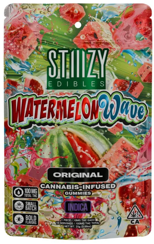 Stiiizy - Watermelon Wave Gummies (100MG)