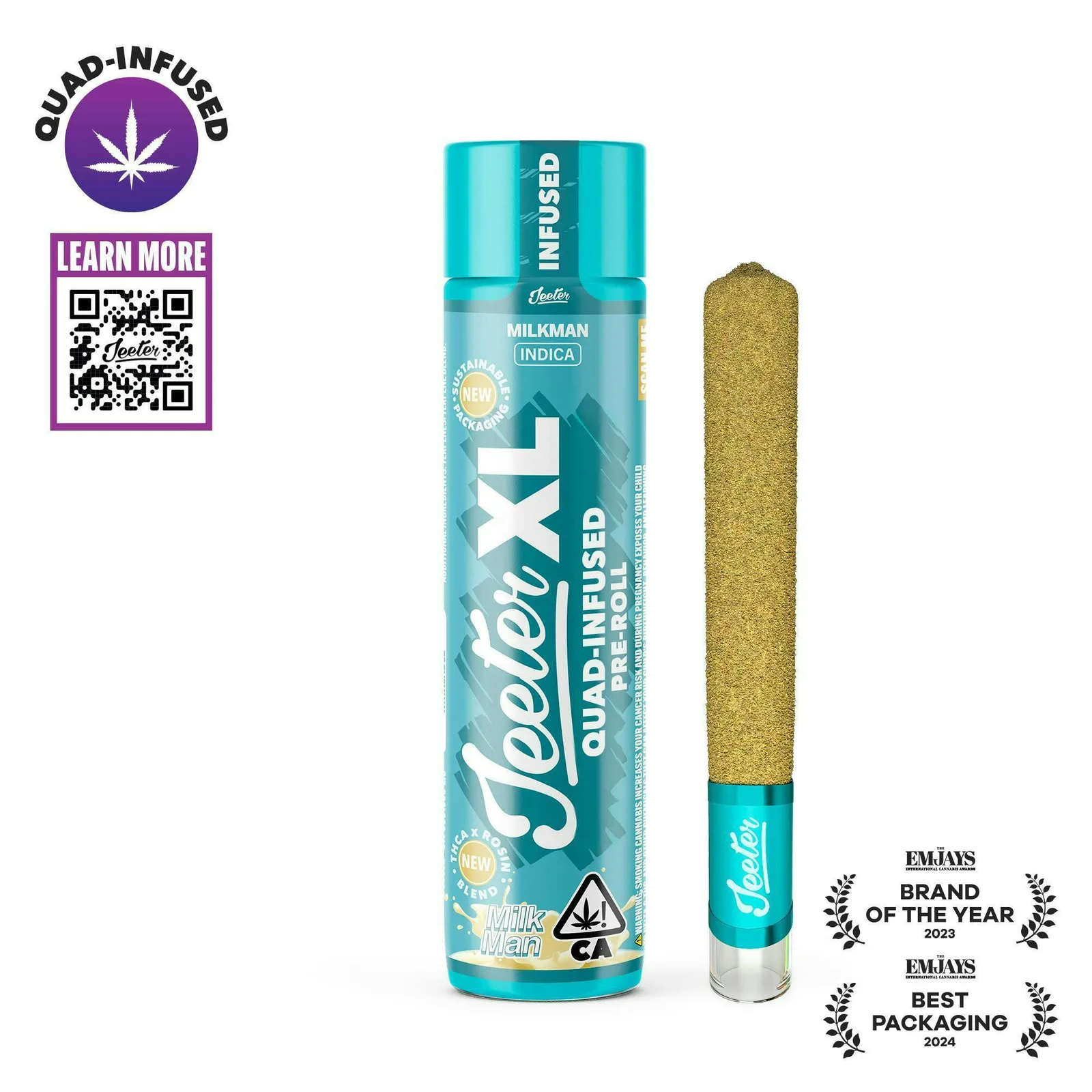 Jeeter | Milkman | XL Quad-Infused Joint | 2g