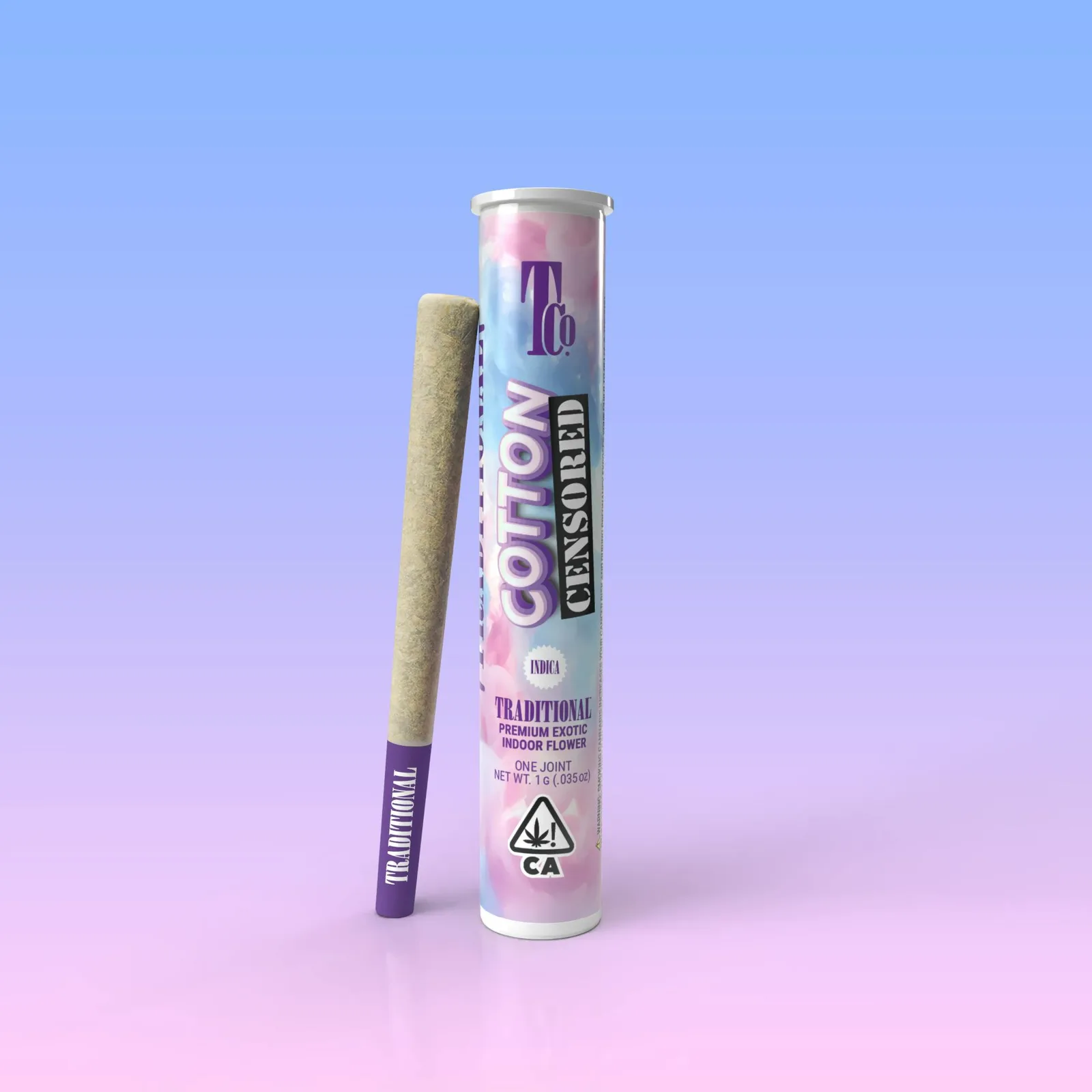 Traditional - Cotton Censored 1g Pre-Roll