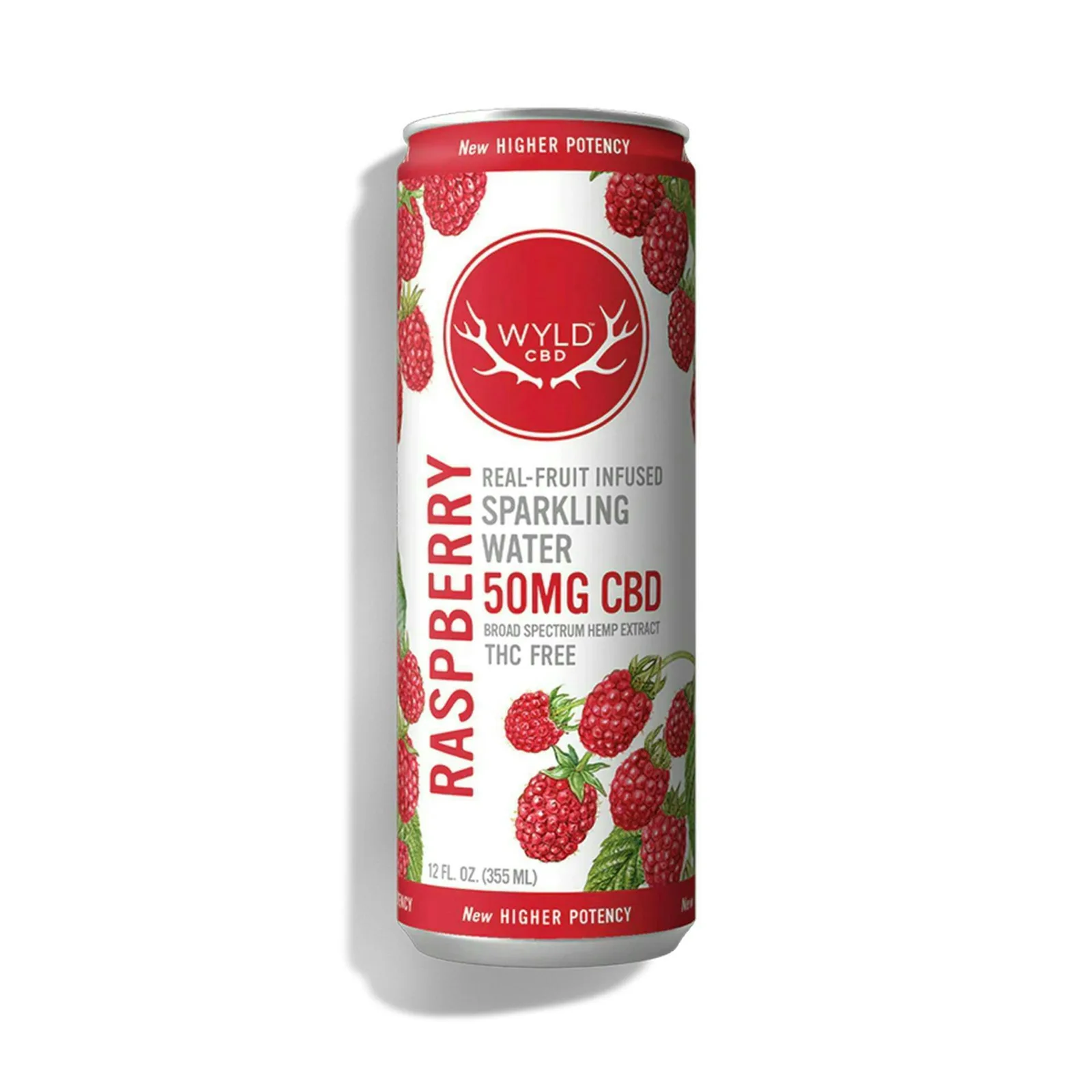 Raspberry CBD Sparkling Water | 50mg