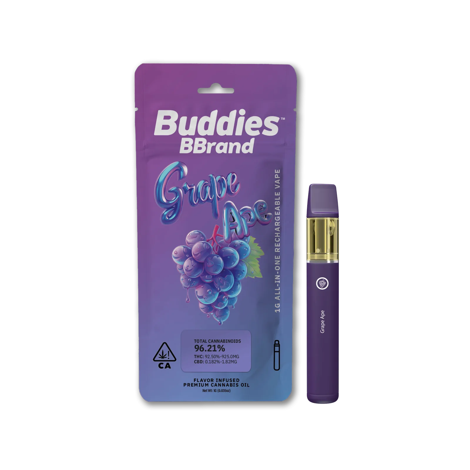 BBrand Grape Ape 1g AIO Vape