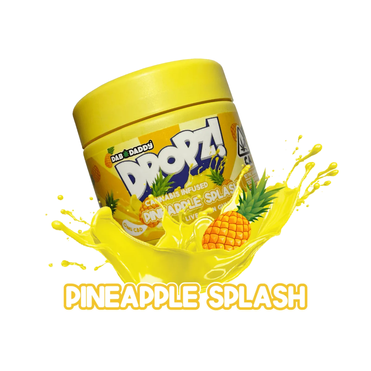 DROPZ! by DAB DADDY® Pineapple Splash Gummies