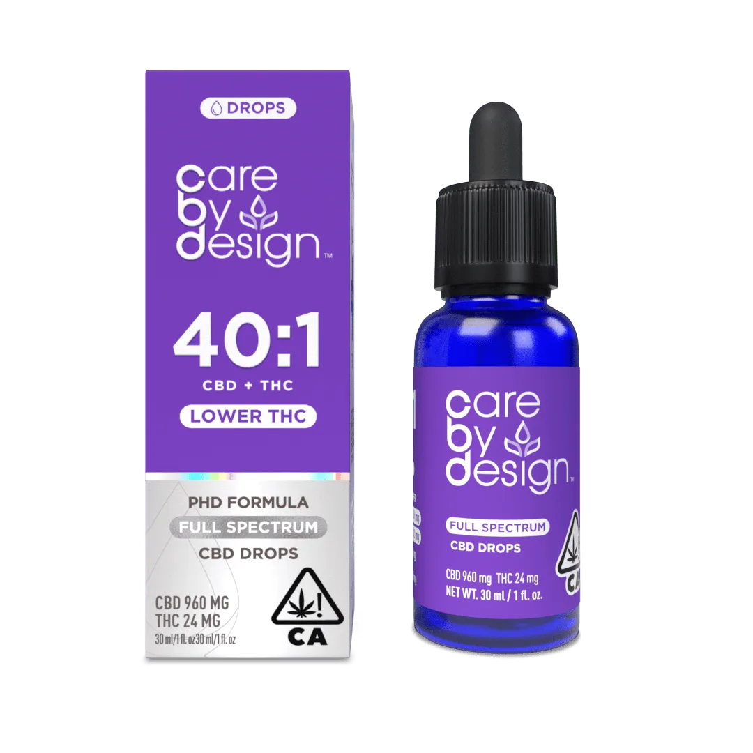 Care By Design | 40:1 Full Spectrum CBD Drops 30ml